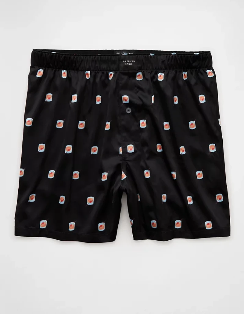 AEO Men's Cocktail Satin Pocket Boxer Short