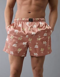 AEO Men's Floral Satin Pocket Boxer Short