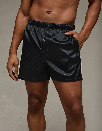 AEO Men's Satin Pocket Boxer Short