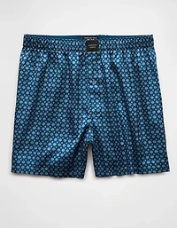 AEO Men's Printed Satin Pocket Boxer Short