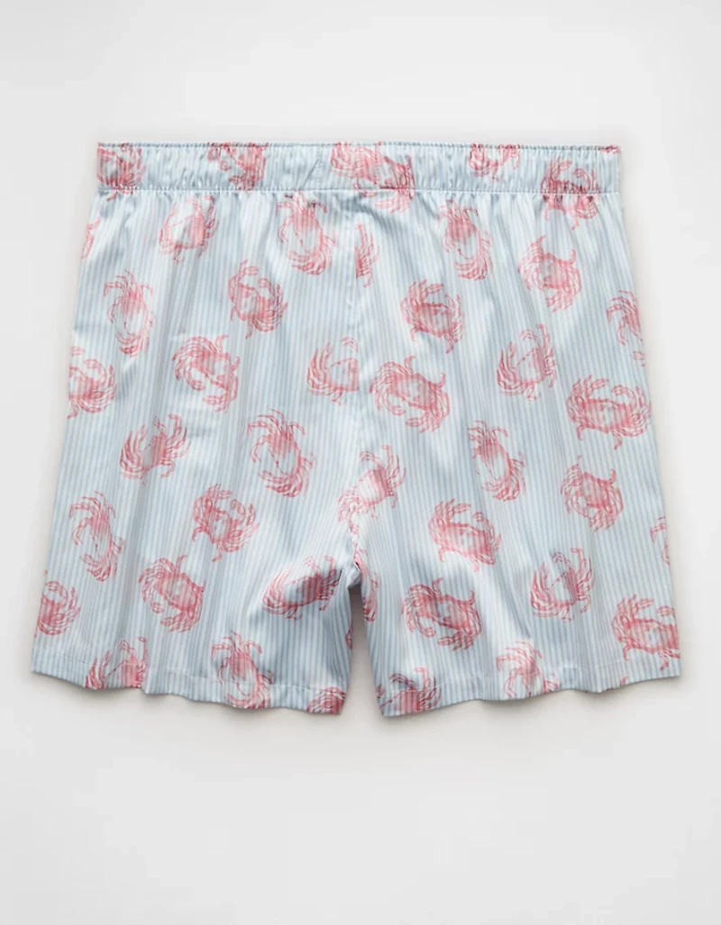 AEO Men's Food Satin Pocket Boxer Short