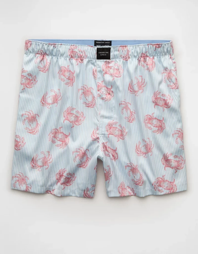 AEO Men's Food Satin Pocket Boxer Short