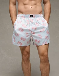 AEO Men's Food Satin Pocket Boxer Short