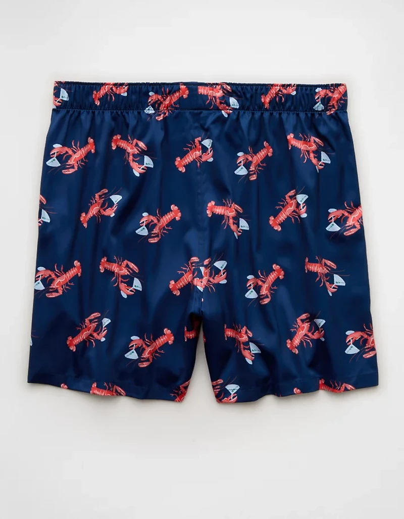 AEO Men's Food Satin Pocket Boxer Short