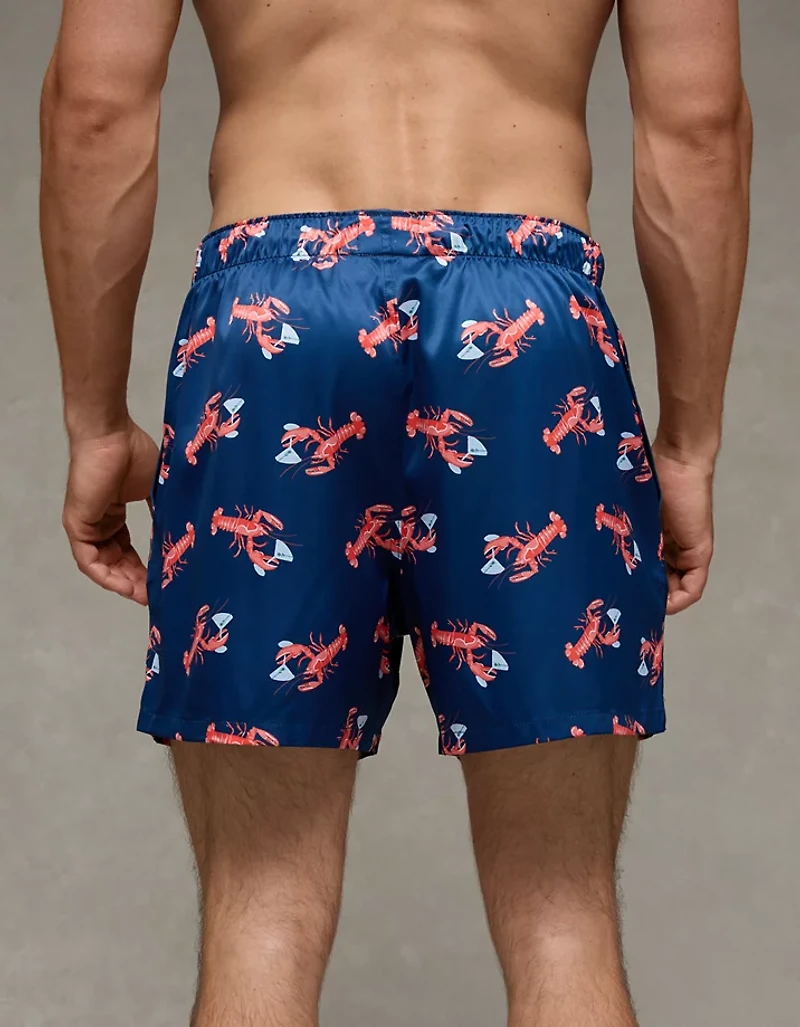 AEO Men's Food Satin Pocket Boxer Short