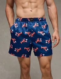 AEO Men's Food Satin Pocket Boxer Short