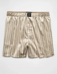 AEO Men's Striped Satin Pocket Boxer Short