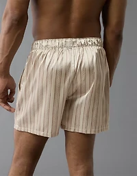 AEO Men's Striped Satin Pocket Boxer Short