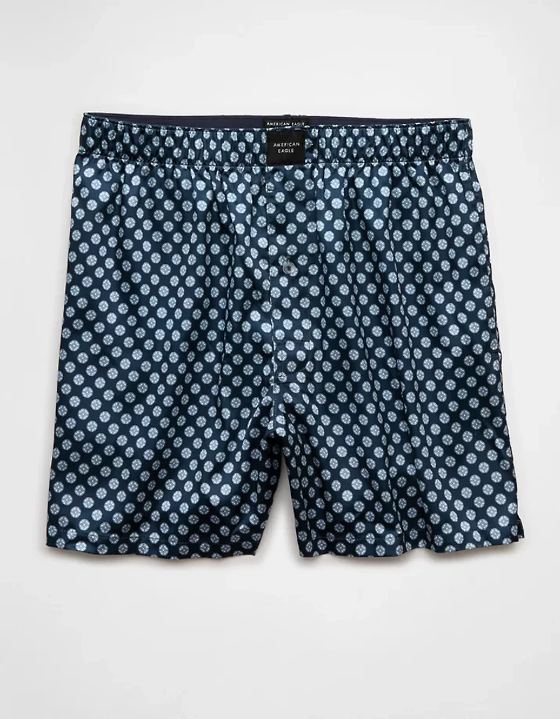 AEO Men's Compass Satin Pocket Boxer Short