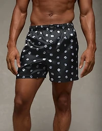 AEO Men's Dice Satin Pocket Boxer Short