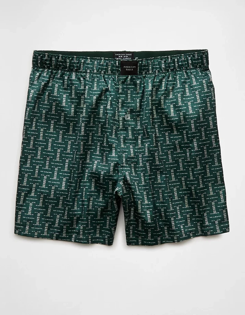 AEO Floral Satin Lounge Boxer Short