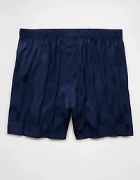 Caleçon boxeur à poche en satin pour hommes AEO