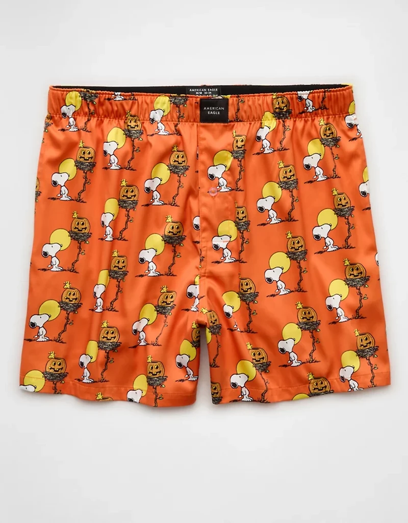 AEO Men's Snoopy Satin Pocket Boxer Short