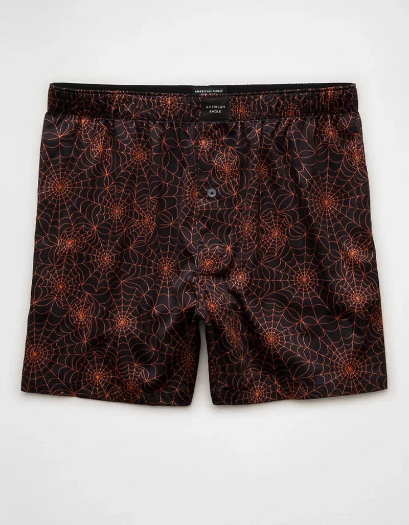 AEO Men's Halloween Satin Pocket Boxer Short