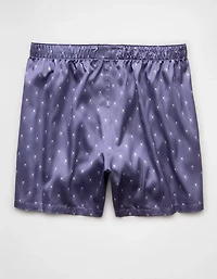 AEO Men's Spiders Satin Pocket Boxer Short