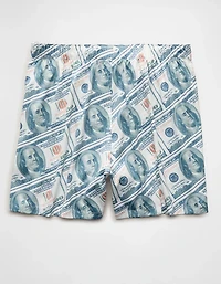 Caleçon boxeur à poche en satin pour hommes AEO