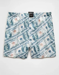 Caleçon boxeur à poche en satin pour hommes AEO