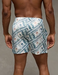 Caleçon boxeur à poche en satin pour hommes AEO