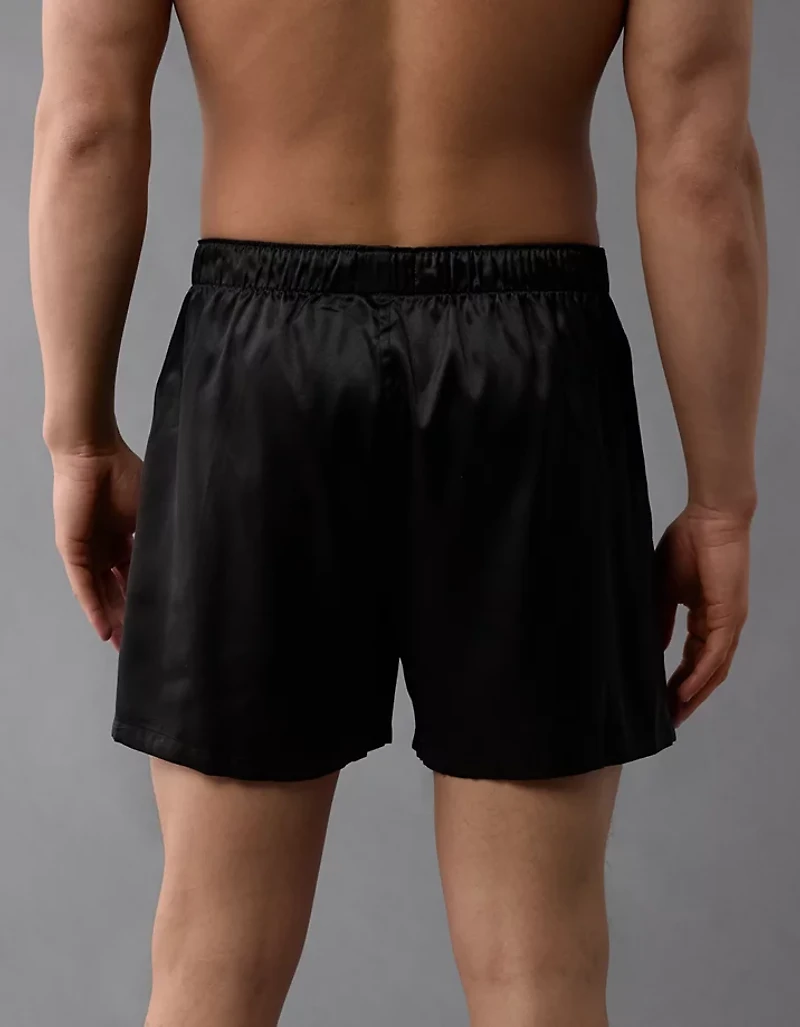 AEO Men's Satin Pocket Boxer Short
