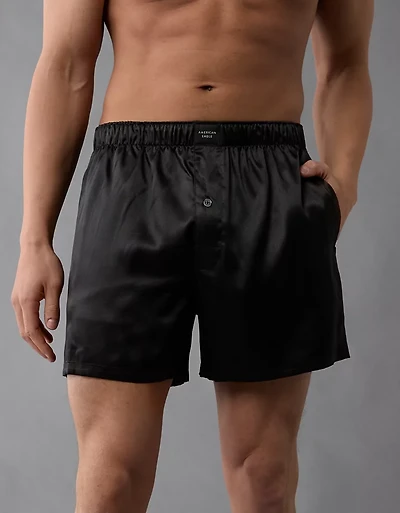 AEO Men's Satin Pocket Boxer Short