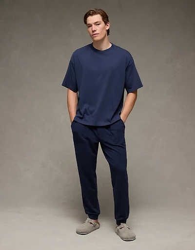 Pantalon en tissu éponge AE