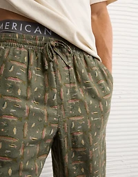 Pantalon en flanelle à jambe ouverte AE