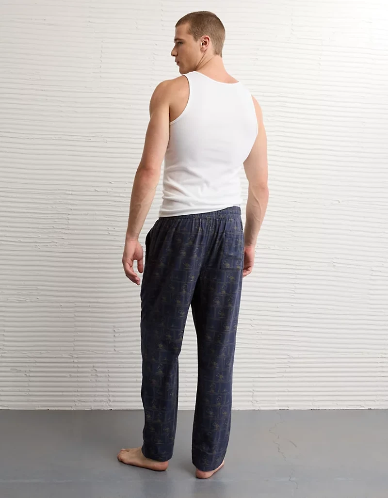 AE Snoopy Flannel PJ Pant