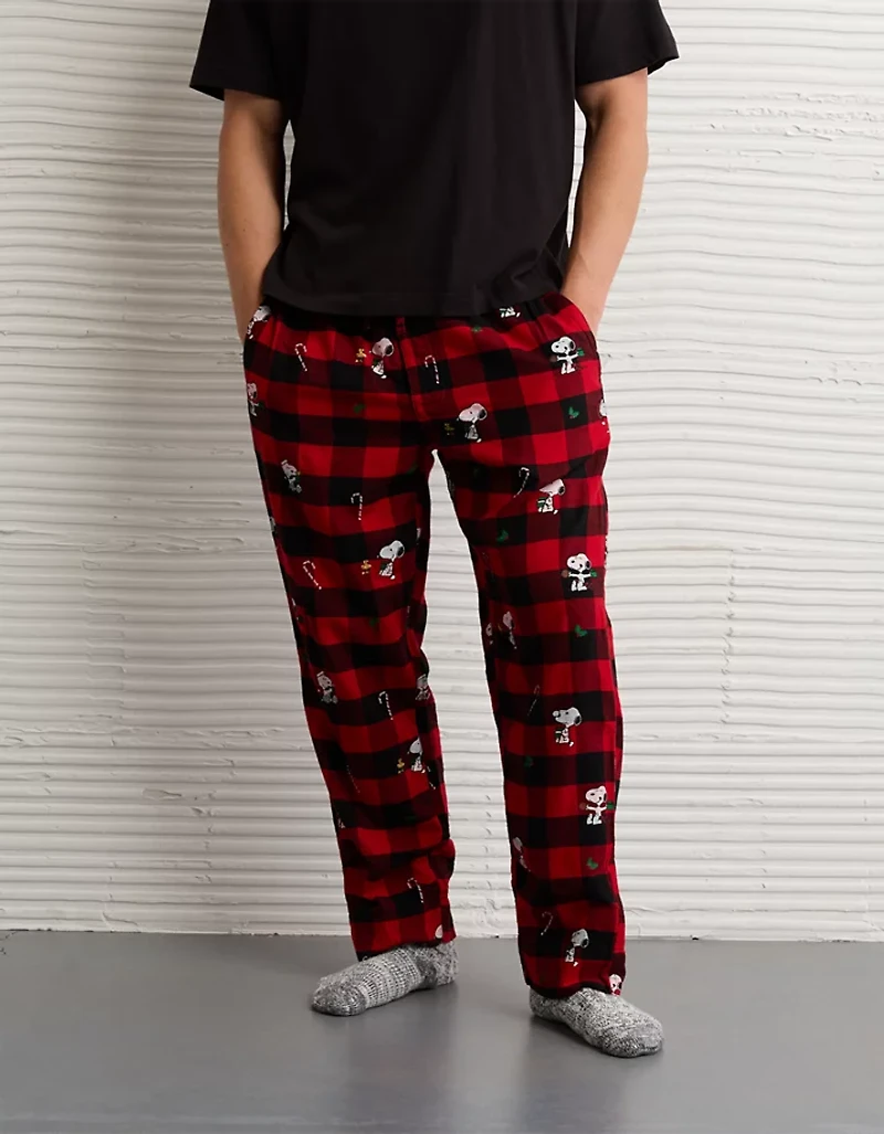 AE Snoopy Flannel PJ Pant
