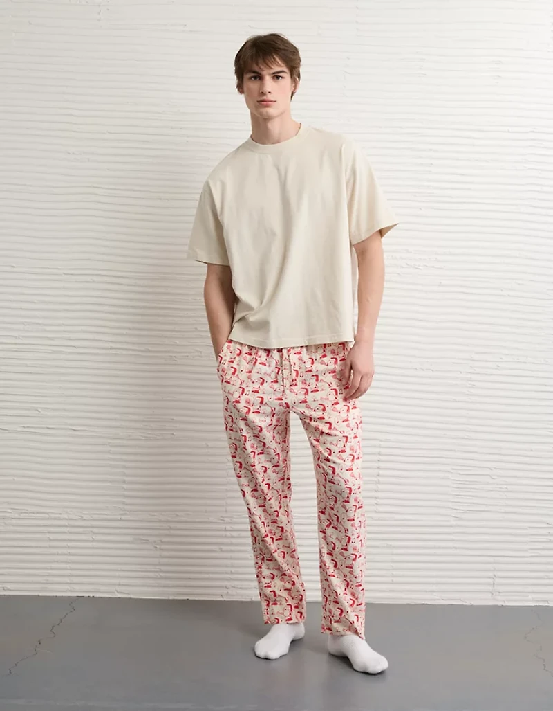 AE Snoopy Flannel PJ Pant