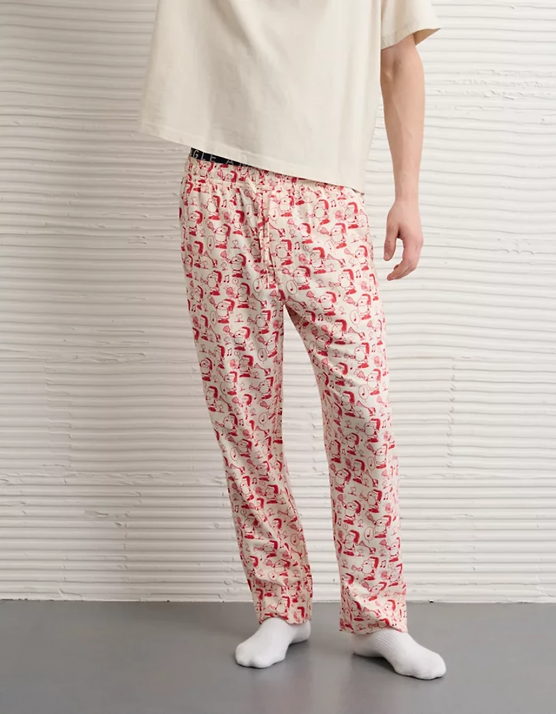 AE Snoopy Flannel PJ Pant