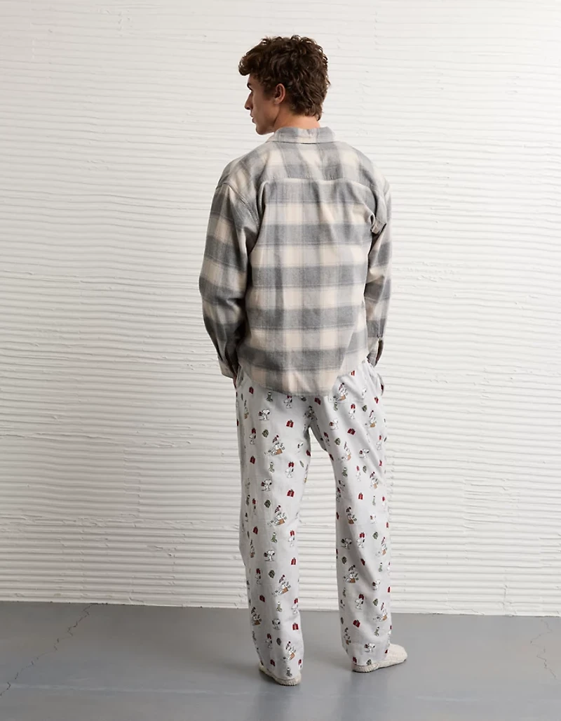 AE Snoopy Flannel PJ Pant