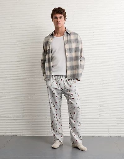 AE Snoopy Flannel PJ Pant