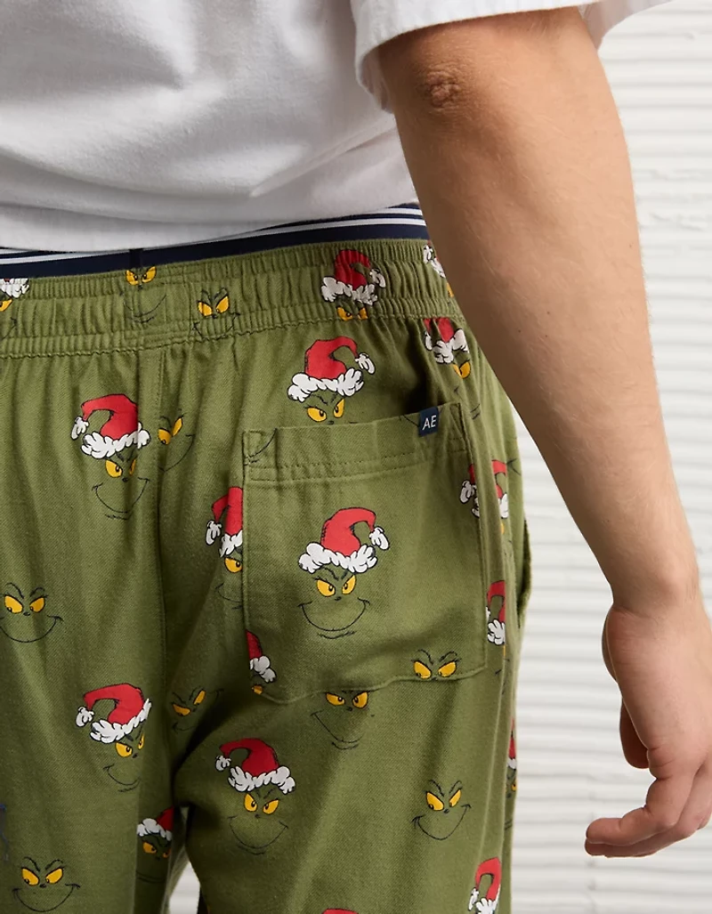 AE Grinch Flannel PJ Pant