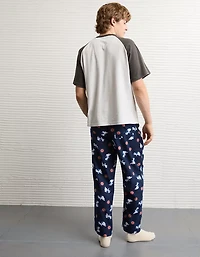 AE Snoopy Flannel PJ Pant
