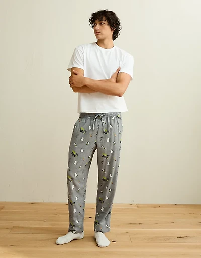 AEO Halloween Graphic Flannel PJ Pant