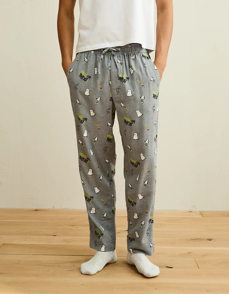 AEO Halloween Graphic Flannel PJ Pant