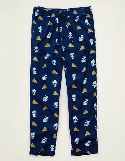 AEO Men's Snoopy Flannel PJ Pant