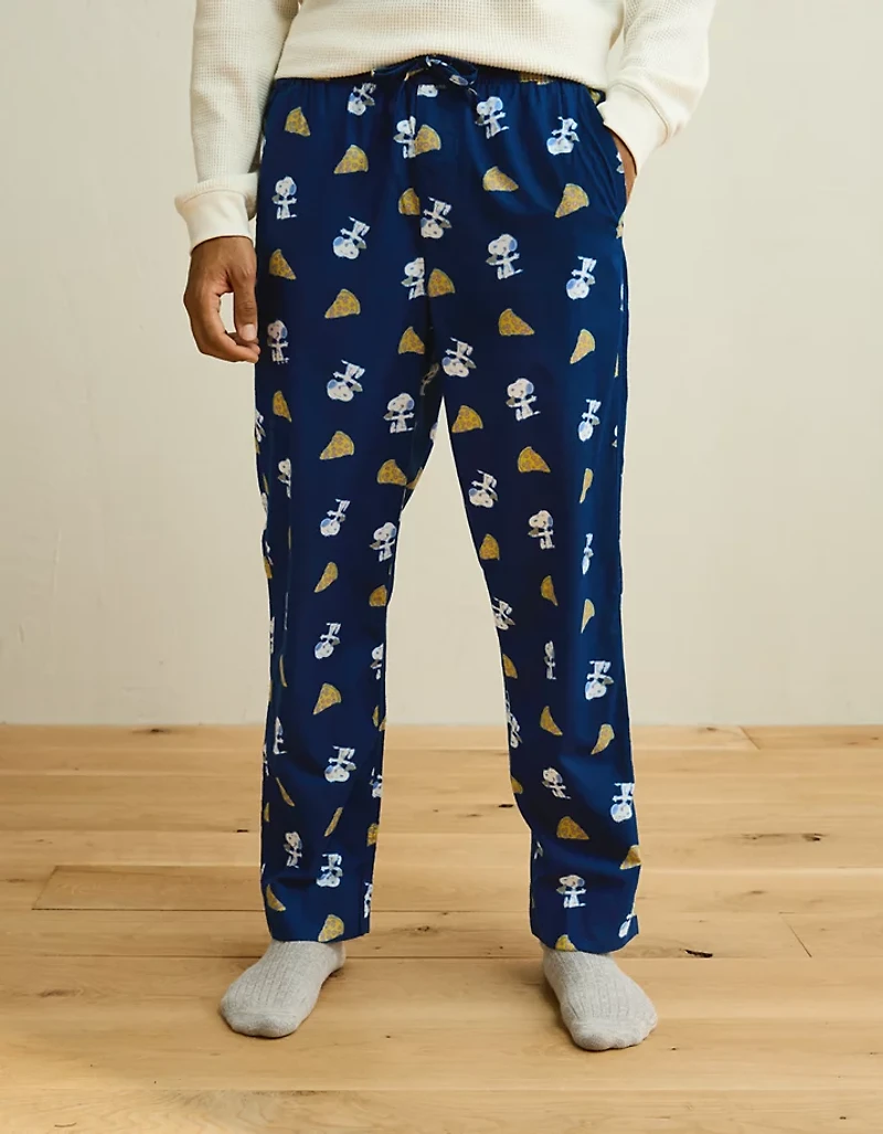 AEO Men's Snoopy Flannel PJ Pant