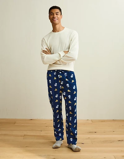 AEO Men's Snoopy Flannel PJ Pant