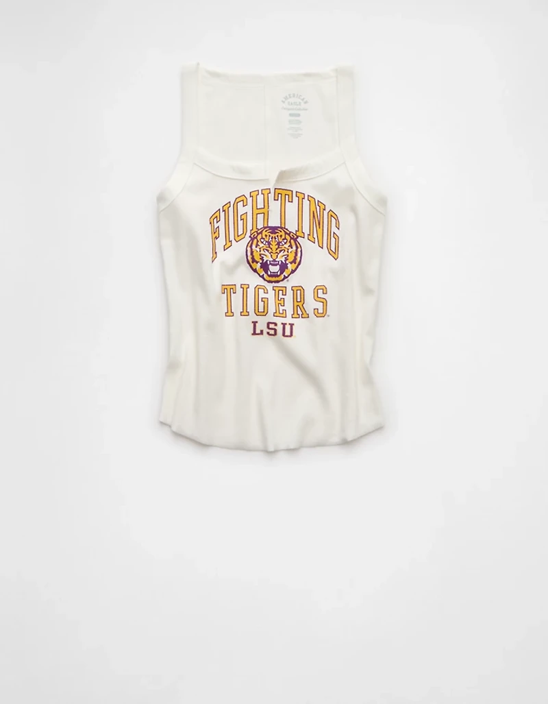 AE Graphic Notch Neck Tank Top