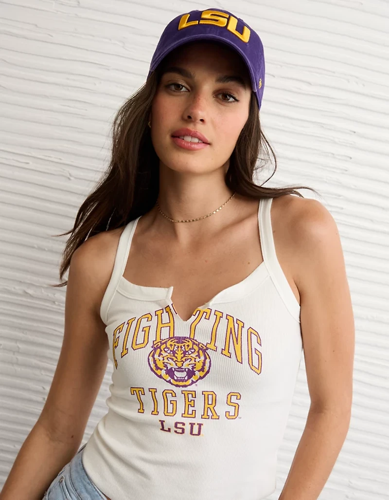 AE Graphic Notch Neck Tank Top