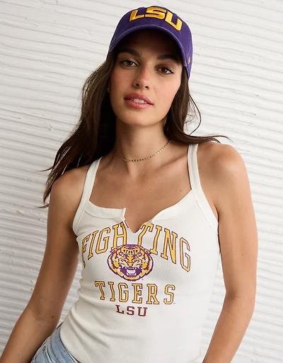 AE Graphic Notch Neck Tank Top