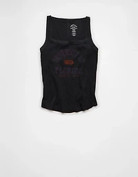 AE Graphic Notch Neck Tank Top