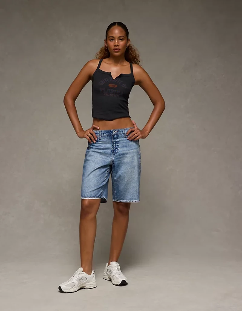 AE Graphic Notch Neck Tank Top