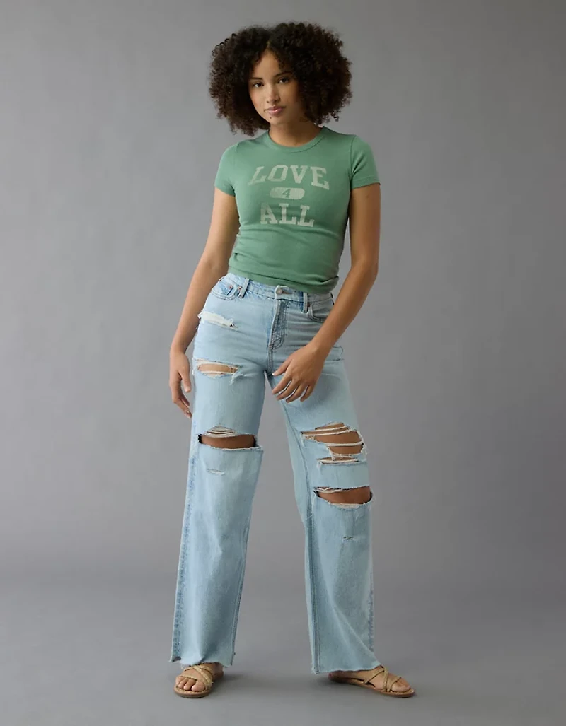 AE Pride Graphic Hey Baby Tee