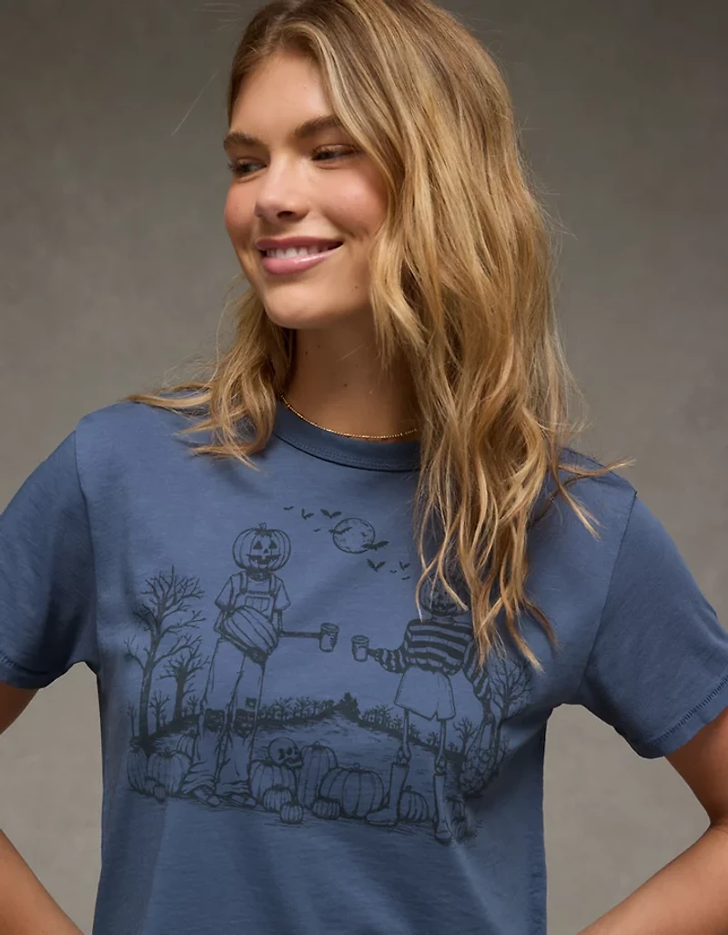 T-shirt à image d’Halloween ex-petit ami AE