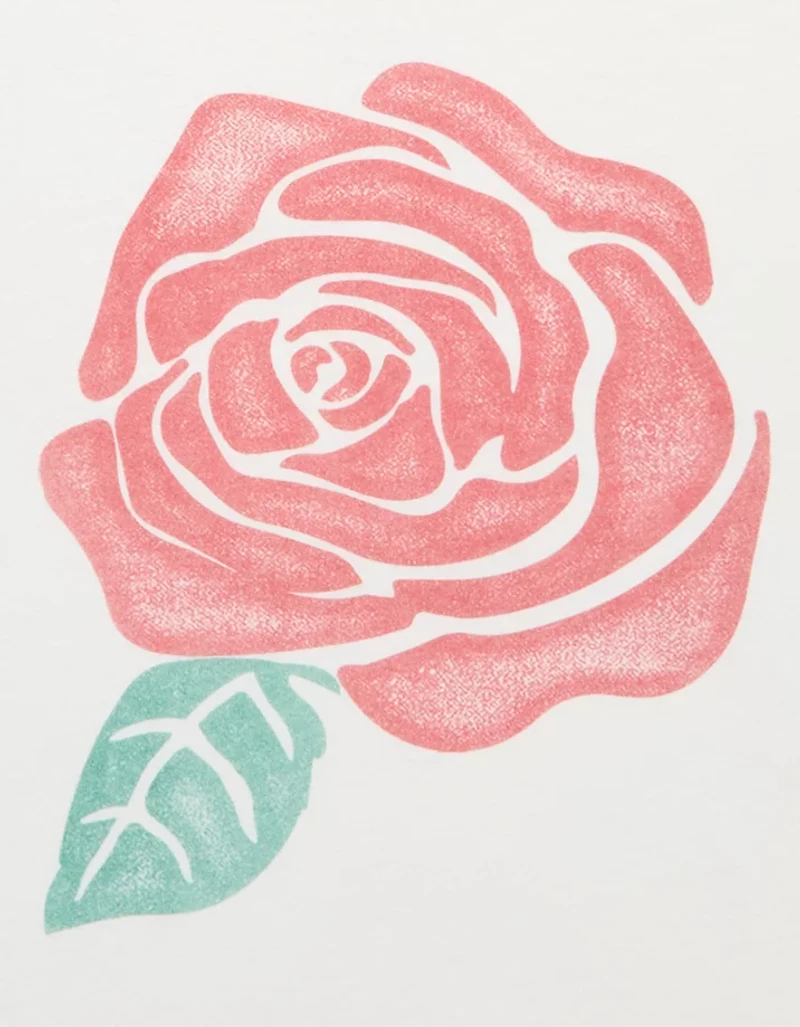 T-shirt à image de la Saint-Valentin surdimensionné AE