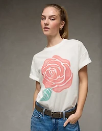 T-shirt à image de la Saint-Valentin surdimensionné AE