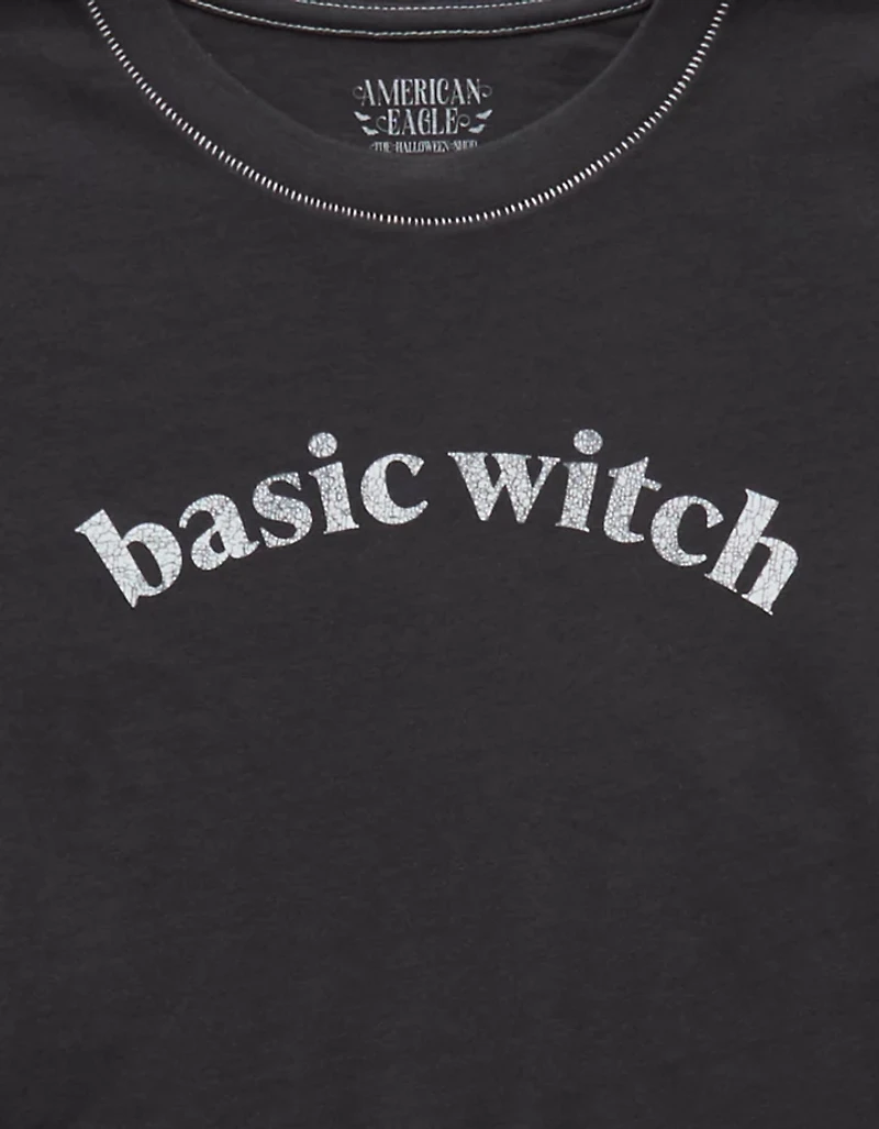 T-shirt rétréci à image d’Halloween AE