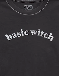 T-shirt rétréci à image d’Halloween AE